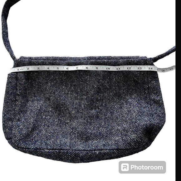 Vintage Hanna Hats of Donegal 100% Pure New Irish Wool Bag in Gray - Picture 11 of 13